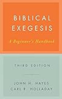 Image of Biblical exegesis : a beginner's handbook