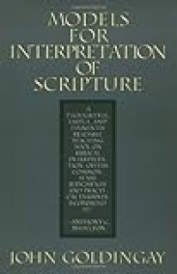 Image of Models for interpretation of scripture