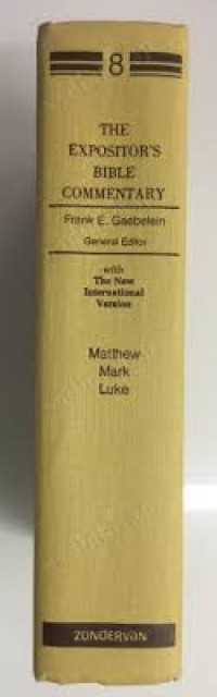 Image of The Expositor's Bible Commentary: Matthew, Mark, Luke (Volume 8)