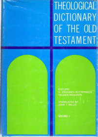 Image of Theological dictionary of the Old Testament Volume II